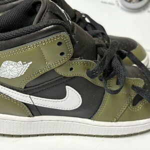 Jordan Kids Sneakers - Olive and Black